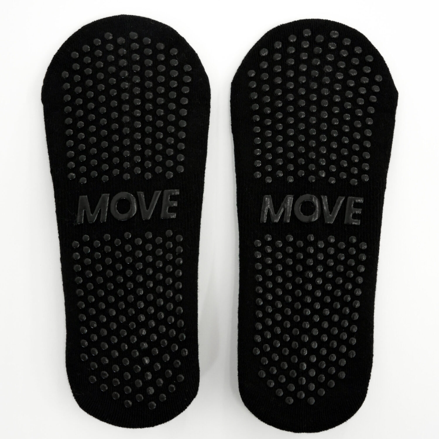 Alternative view of Black Rainbow Ankle Length Grip Socks