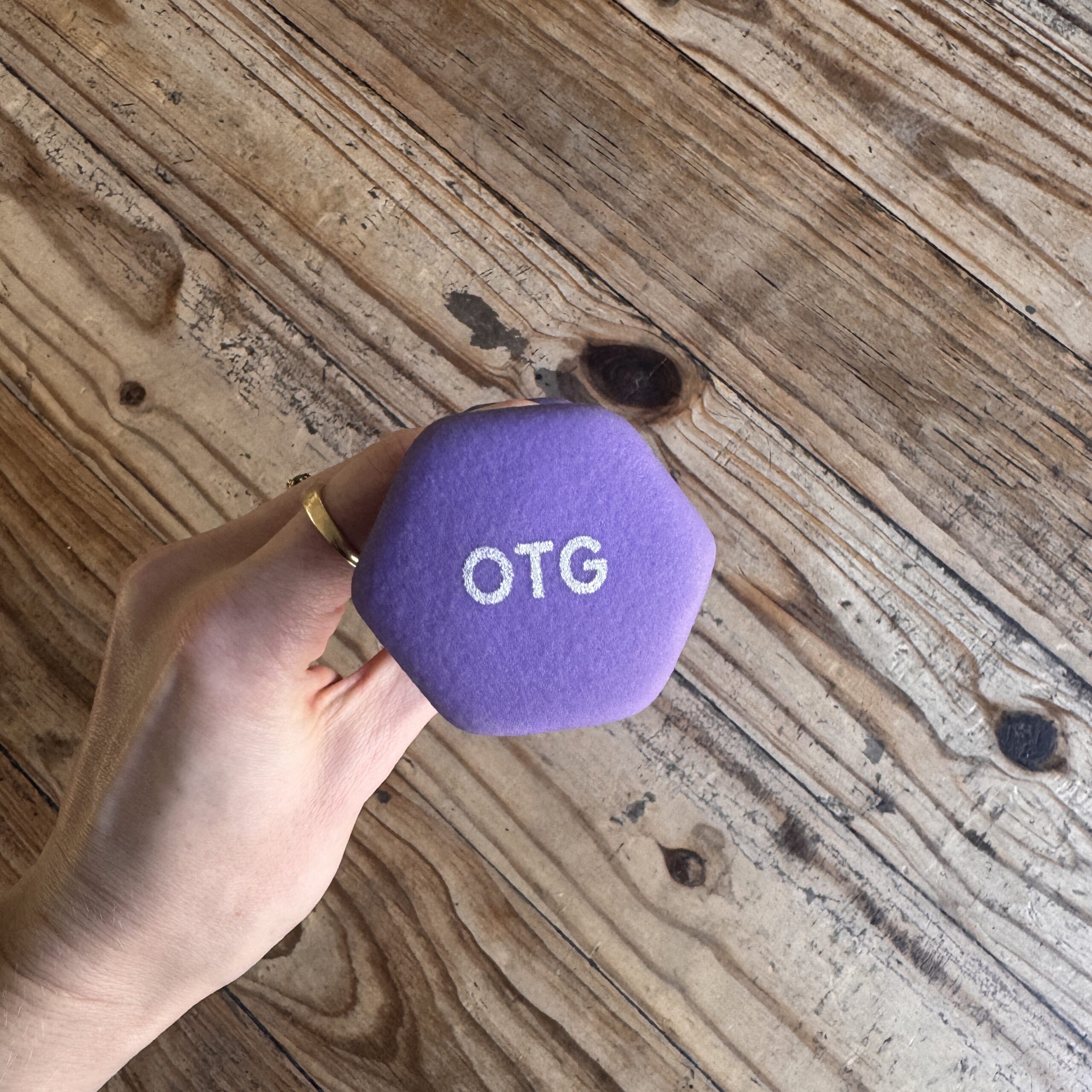 Purple 1kg Dumbbell (Sea Point collection) - Image 3