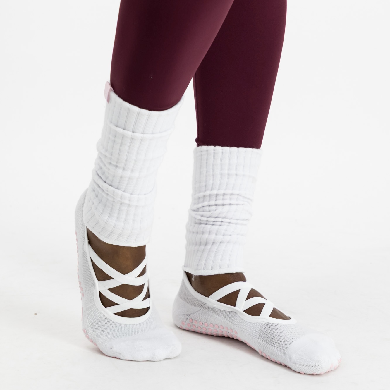 Ballet Scrunch Grip Socks
