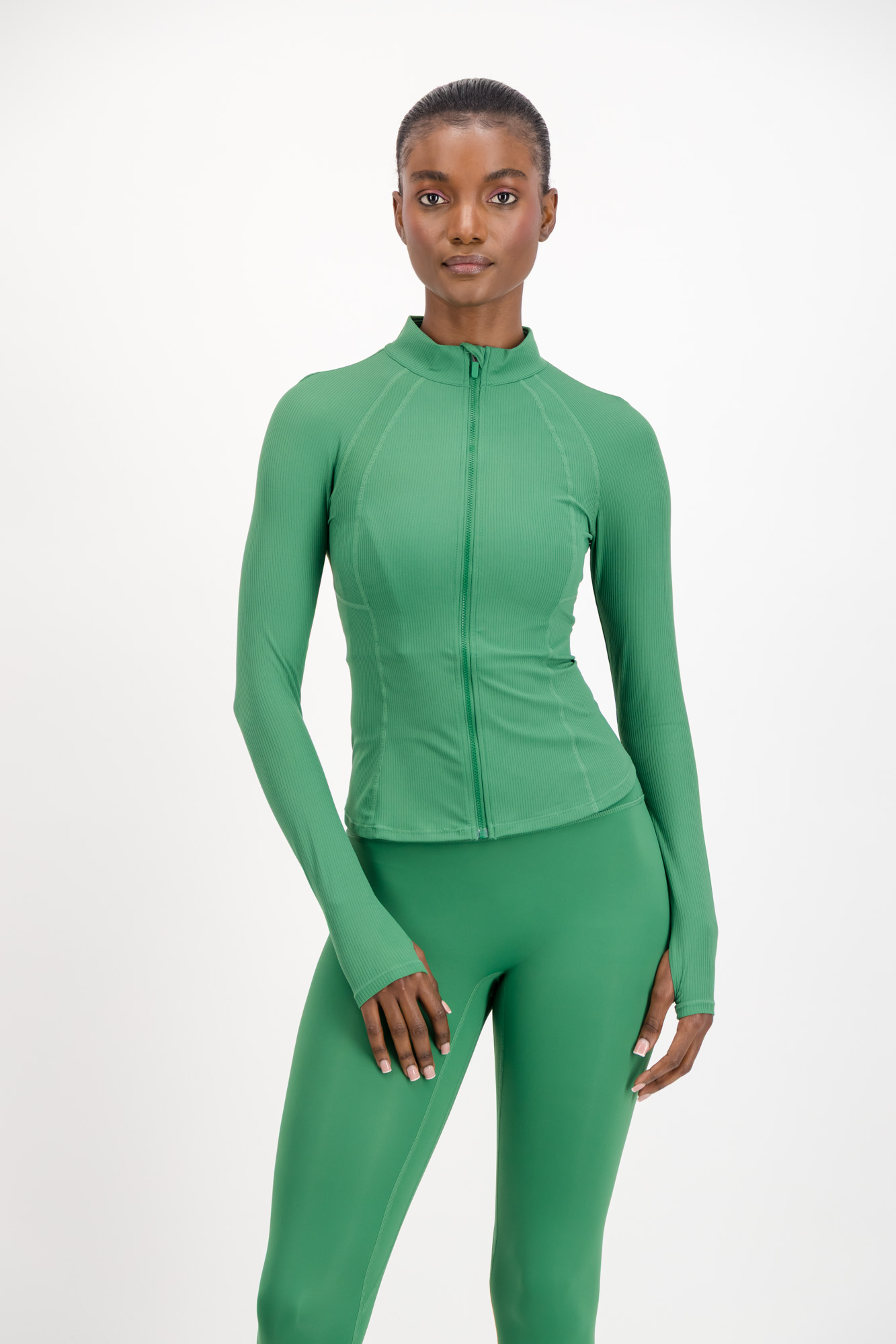 The Ribbed Zip-Up